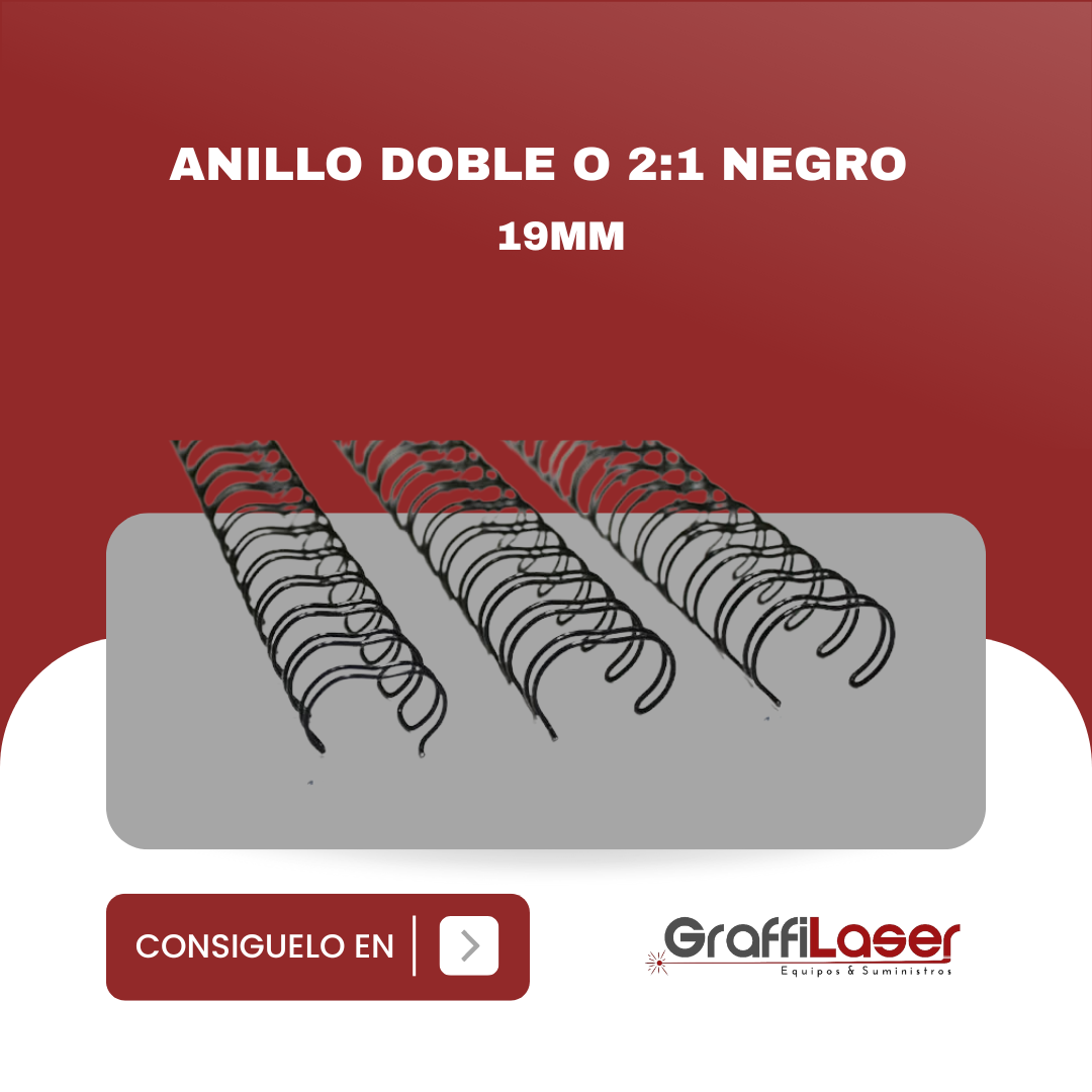 Anillo Doble O 21 negro